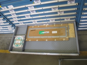 LISTA HEAVY DUTY 9-DRAWER PARTS CABINET W/ CONTENTS (W-50) LOADING & HANDLING FEE $25-